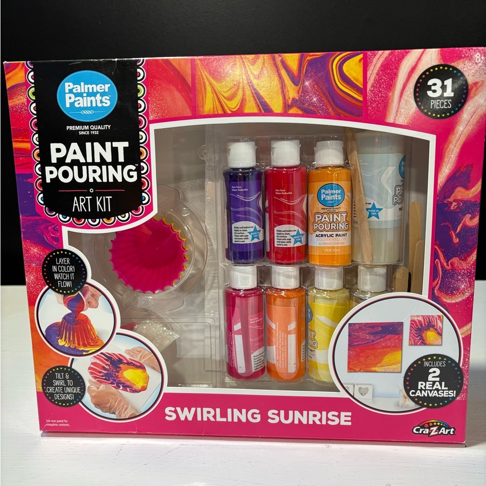 Swirling Sunrise Art Kit